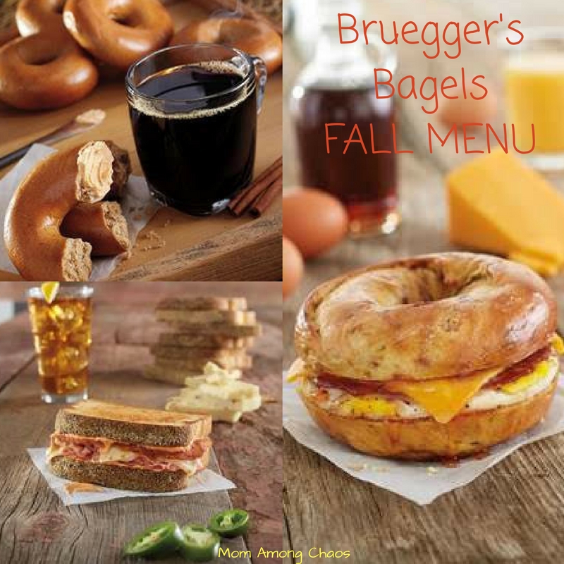 Mom Among Chaos Bruegger's Bagels Fall Menu