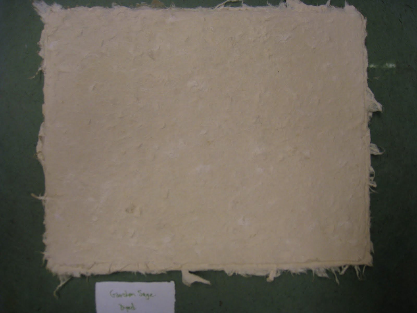 Honeysuckle Cottage and Wisteria Studio Garden Sage Dyed Cotton Pulp