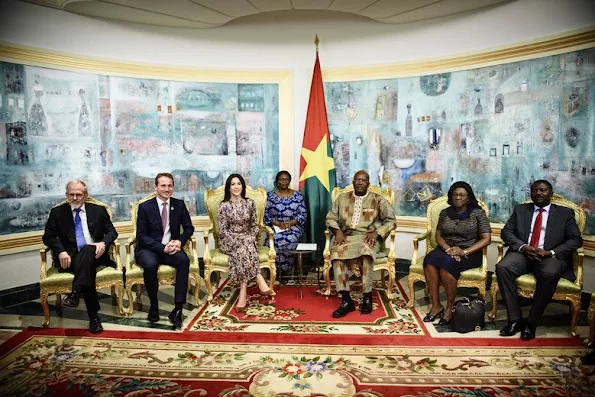 Crown Princess, together with Minister of Foreign Affairs, visited President of Burkina Faso, Roch Kabore