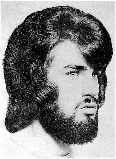 cabelo anos 70 masculino