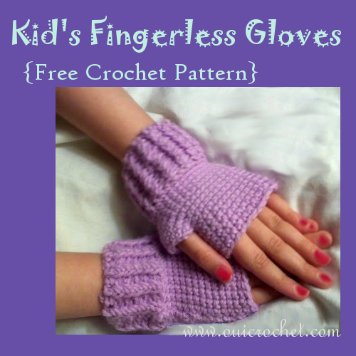 Kid's Fingerless Gloves