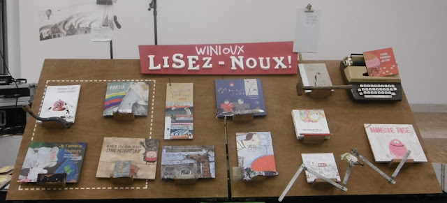 Stand Winioux, salon drôles lecteurs, Monbazillac