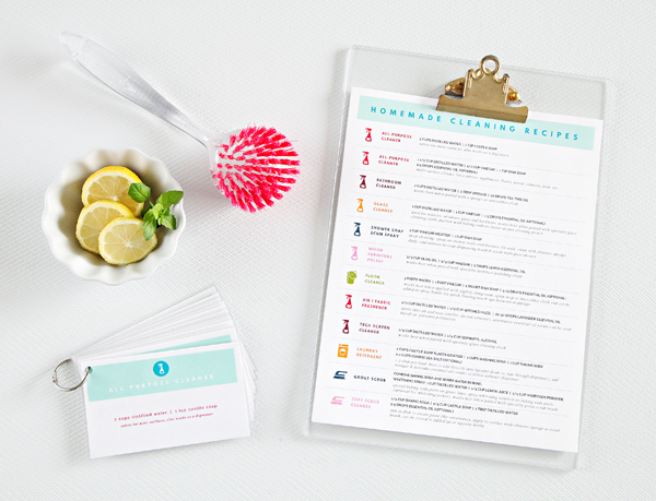 IHeart Organizing: My Favorite Homemade Cleaning Recipes and a
