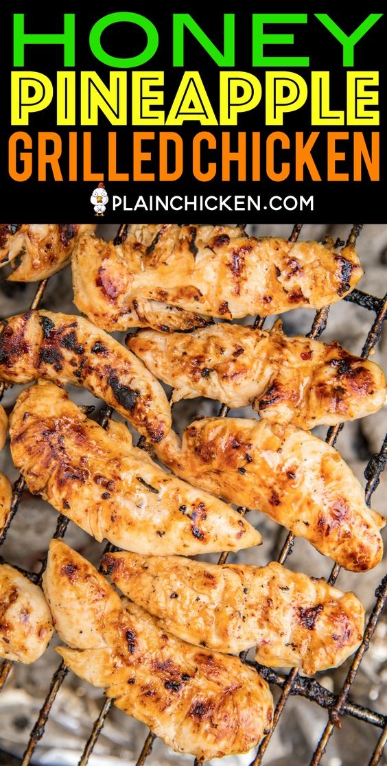Honey Pineapple Grilled Chicken