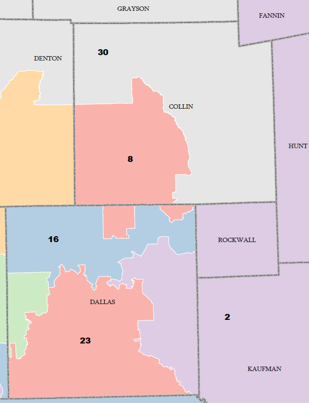 Texas Voting Precincts Map Collin County