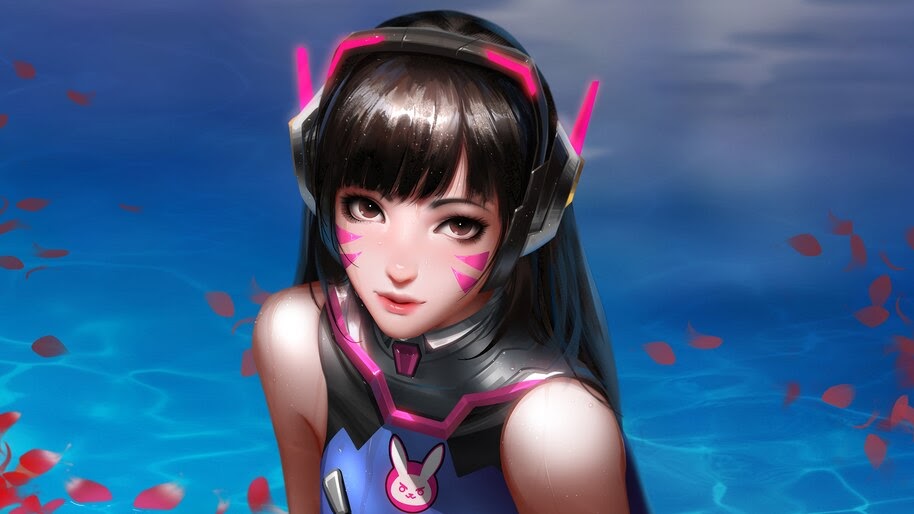 D.Va, Overwatch, Girl, 4K, #5.1246