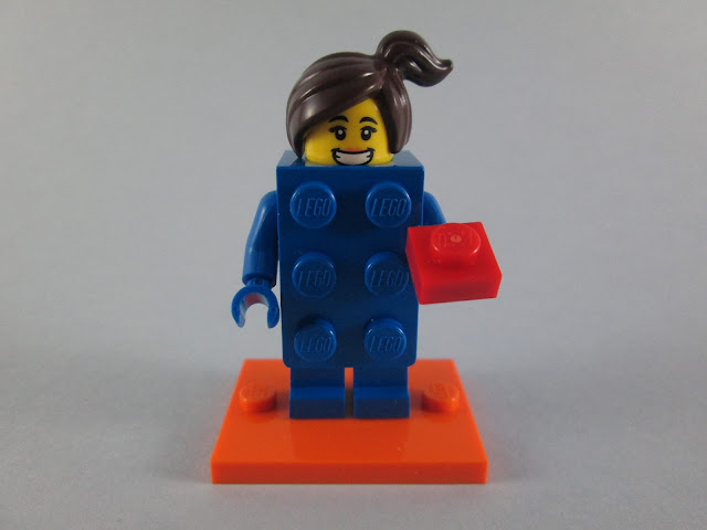 Minifiguras LEGO Brick Suit Guy & LEGO Brick Suit Girl da nova serie LEGO de minifiguras 71021 Series 18 - Party