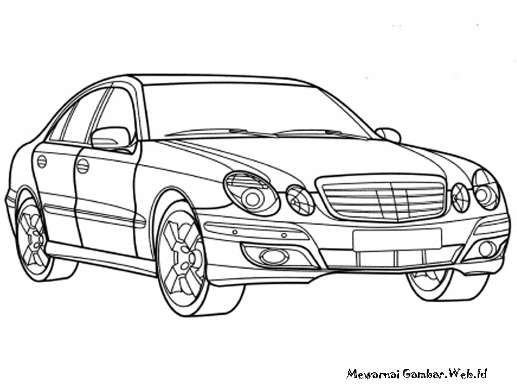 Mewarnai Gambar Mobil Mercedes-Benz Mewarnai Gambar