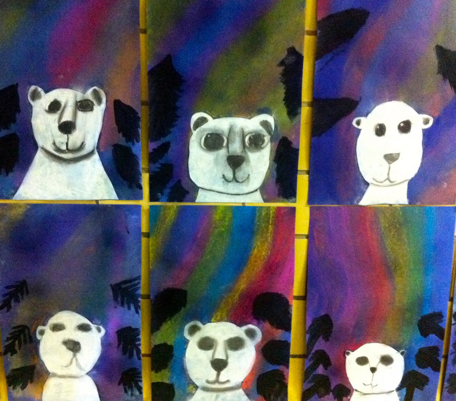 Expression of Imagination "Polar Bears Under the Northern Lights" by