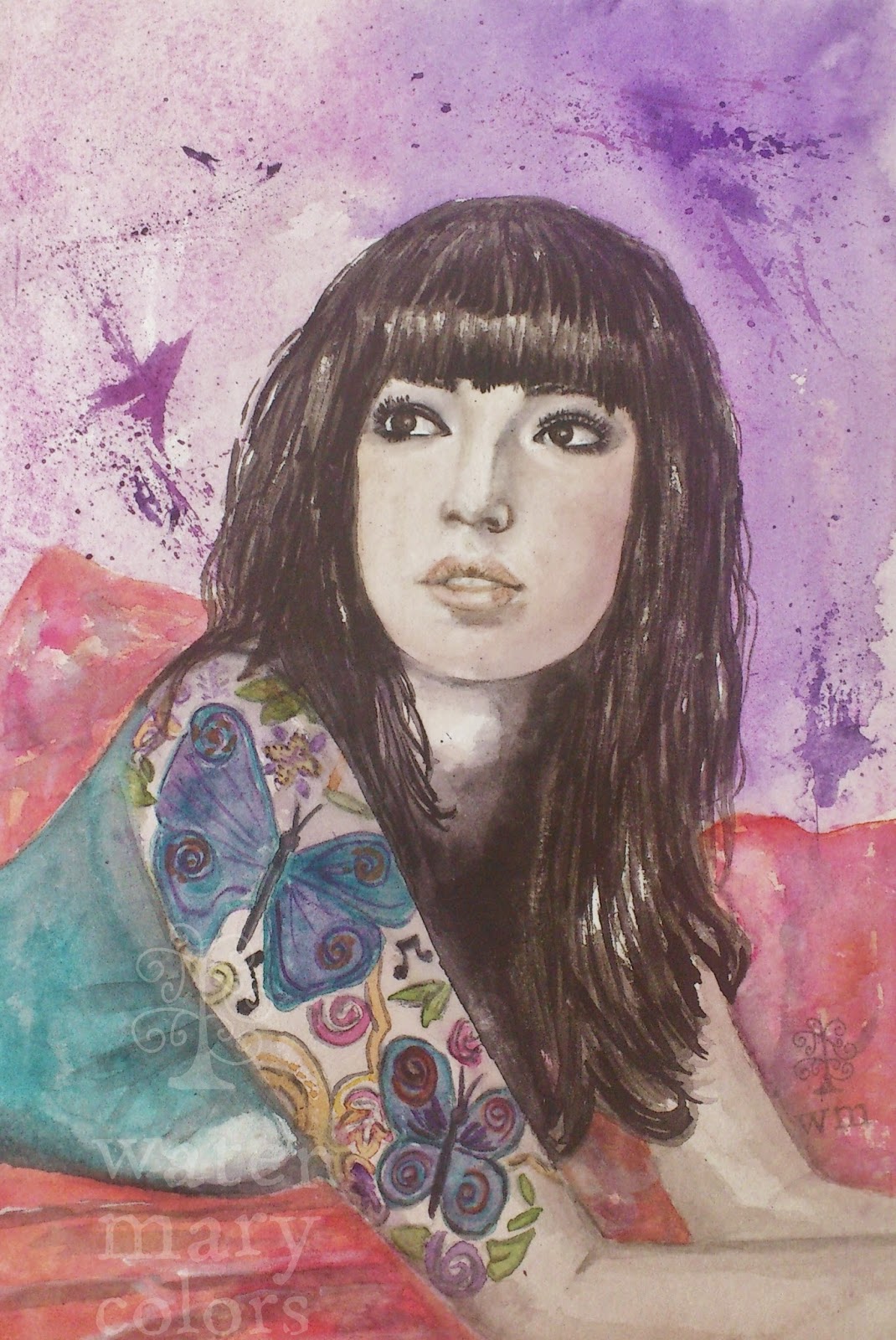 Watermarycolors Rosemary