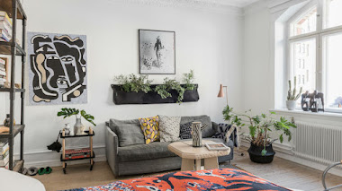 Home tour: un apartamento muy pequeño en el que todo el año es primavera