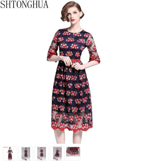 Online Stores Womens Clothes - Petite Dresses - Red Formal Dresses Uk - Off The Shoulder Dress
