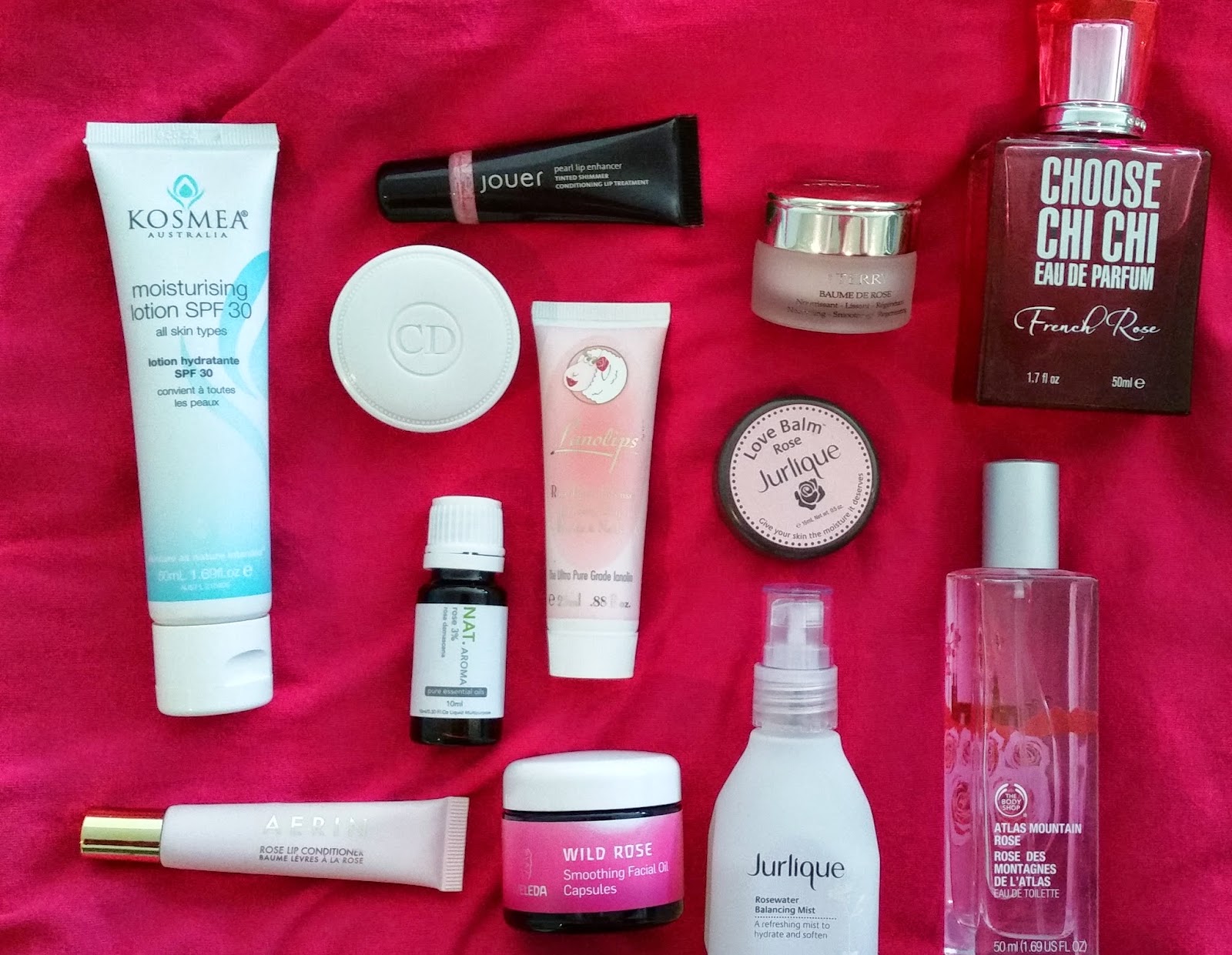 Beautifully Glossy My favourite rose scented products