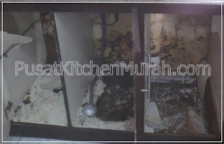 Kitchen Set Hancur Kena Banjir Kitchen Set Anti Air