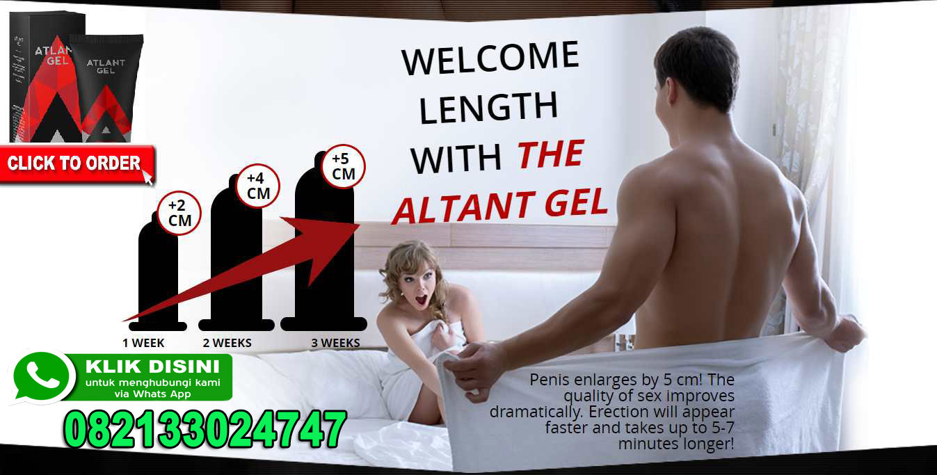 Atlant Gel Asli Cream Pembesar Alat Vital