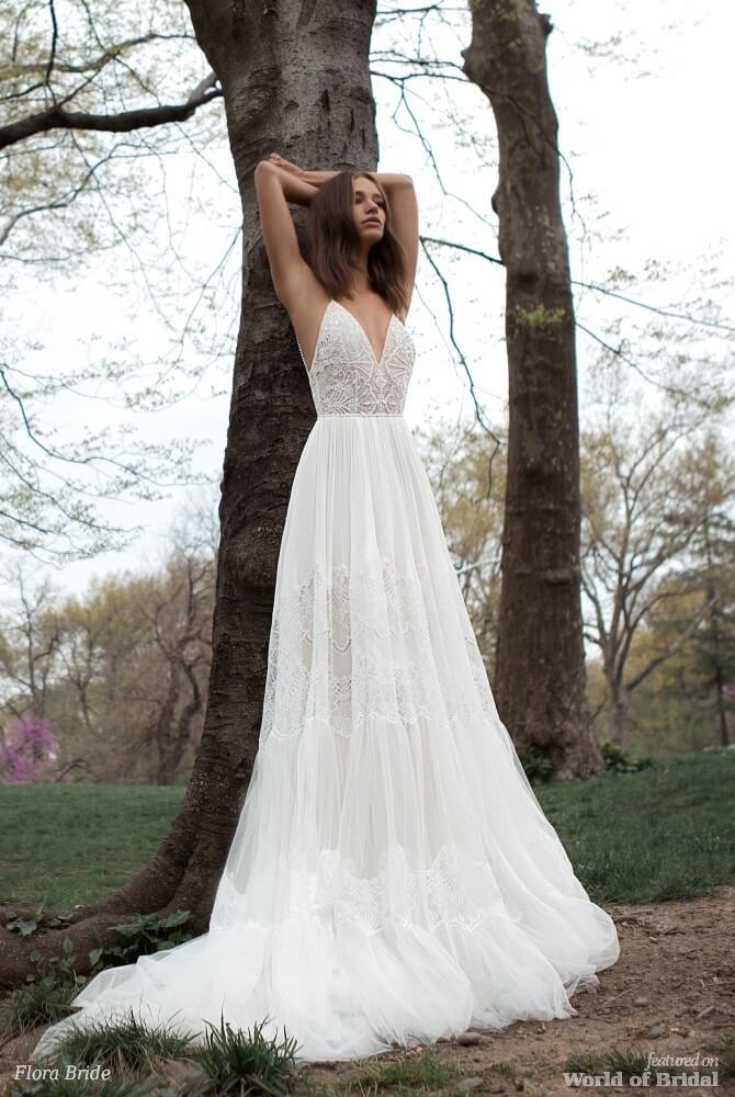flora bridal dresses