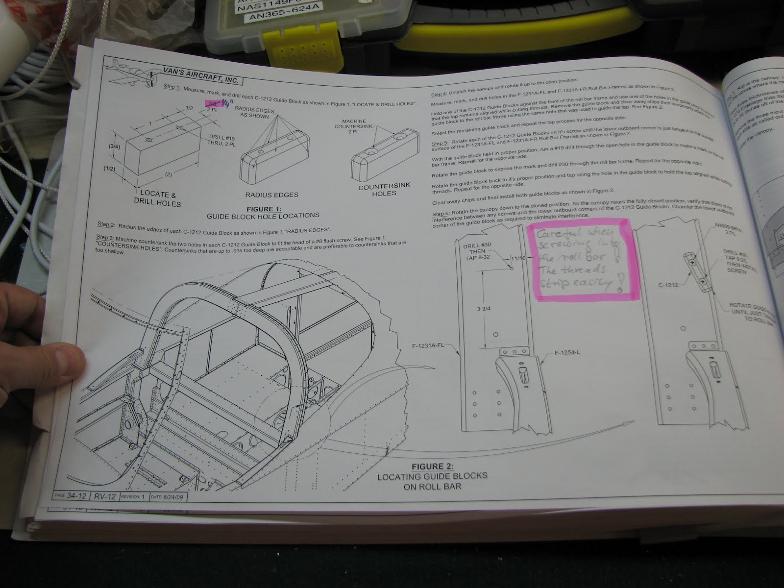 Torsten's RV12 Canopy Installed