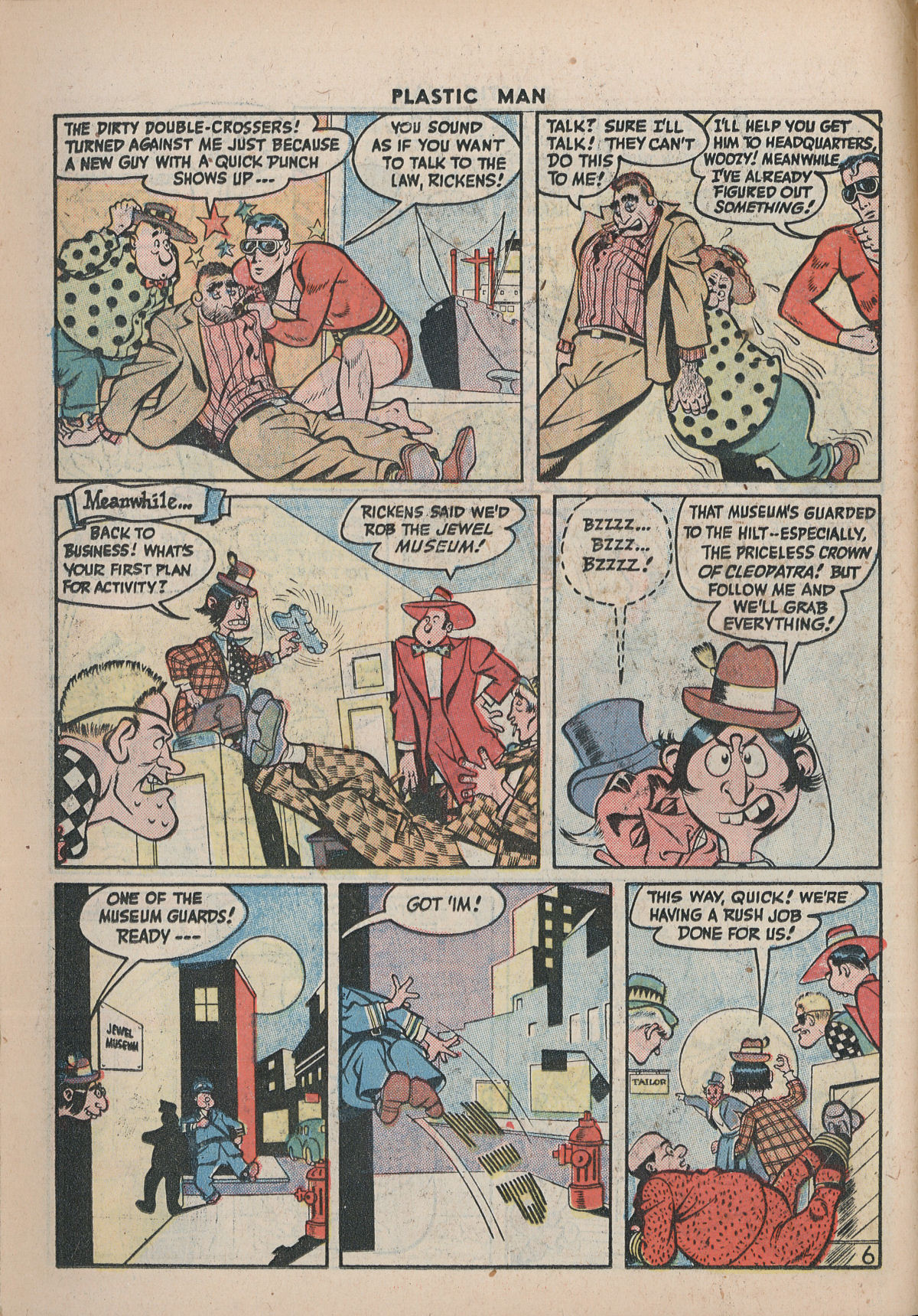 Read online Plastic Man (1943) comic -  Issue #5 - 20