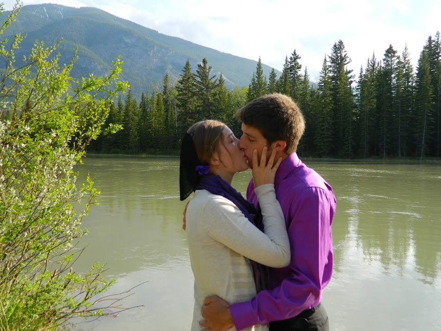 Honeymoon in the beautiful Canadian Rockies.