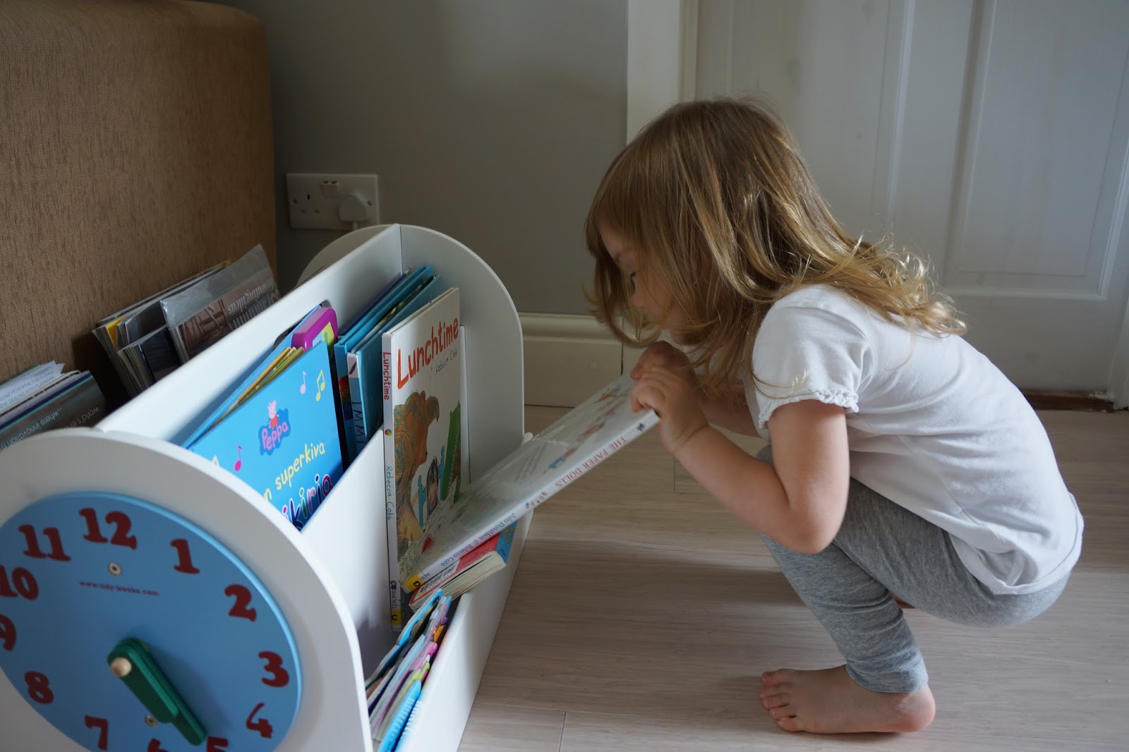 Introducing the clever book storage solution for children Tidy Books Box Wave to Mummy