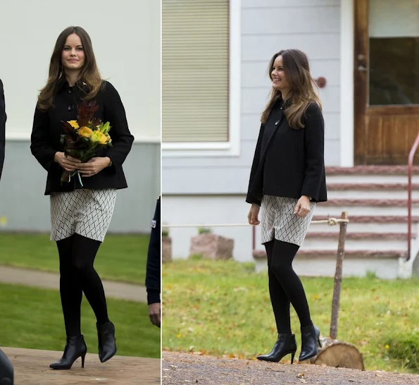 Princess Sofia and Prince Carl Philip visits cellulose company I-Cell in Alvdalen during the second day of a trip to Dalarna