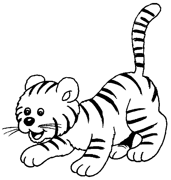 La Chachipedia Dibujos De Tigres Para Colorear Y Para Imprimir