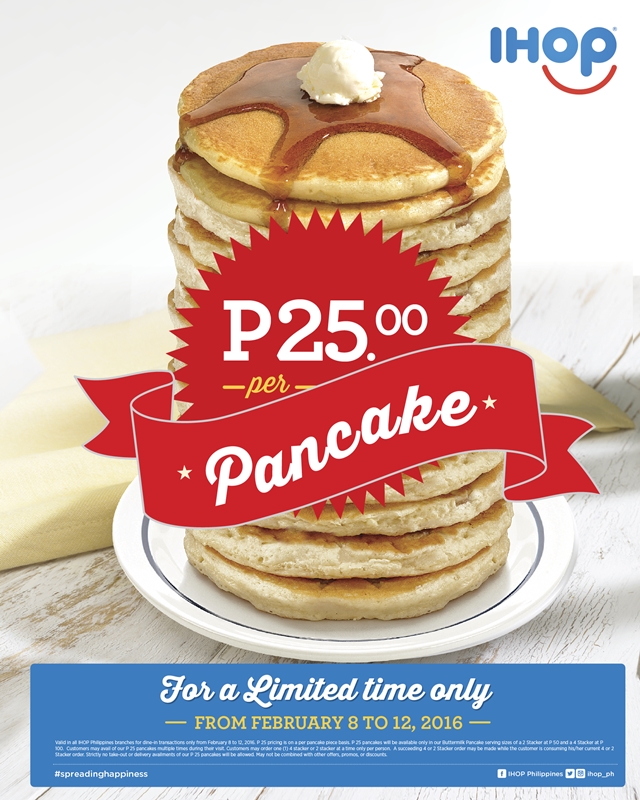 IHOP Philippines 25 Peso Pancake Promo and The New Red Velvet Pancake