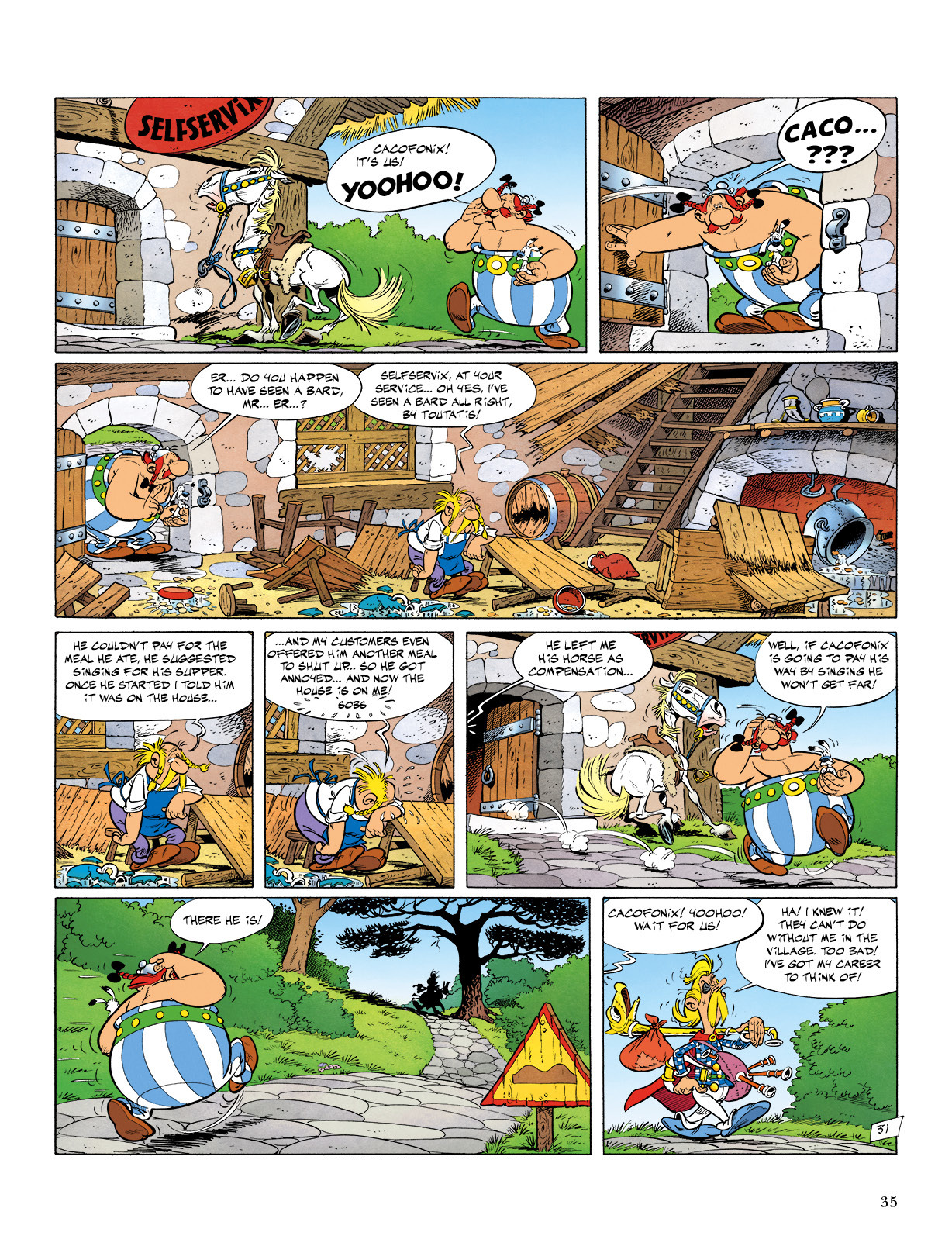 Read online Asterix comic -  Issue #9 - 36