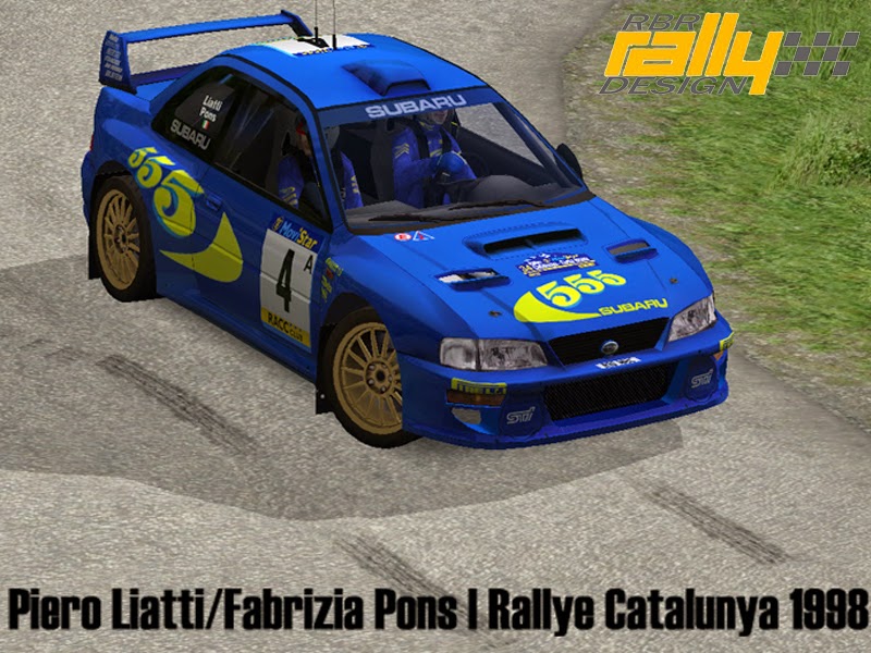 RBR Rally Design [RBR] Subaru Impreza WRC 98 Piero Liatti