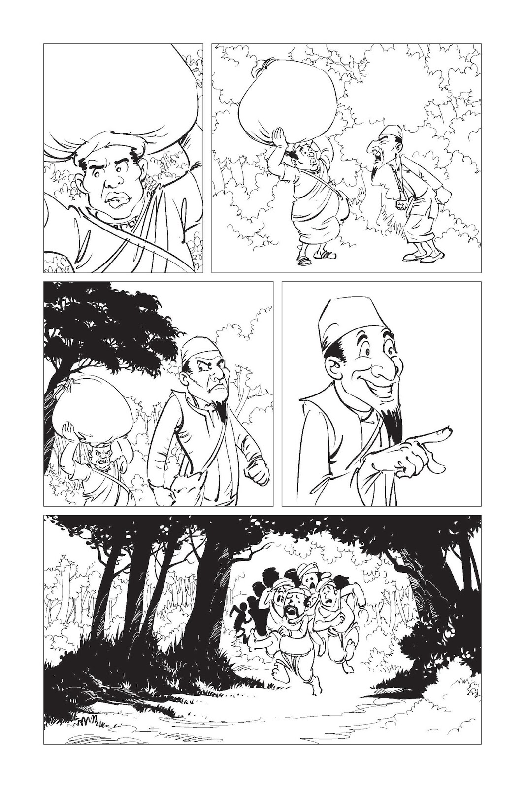 funny comics graphic novel page ink illustration