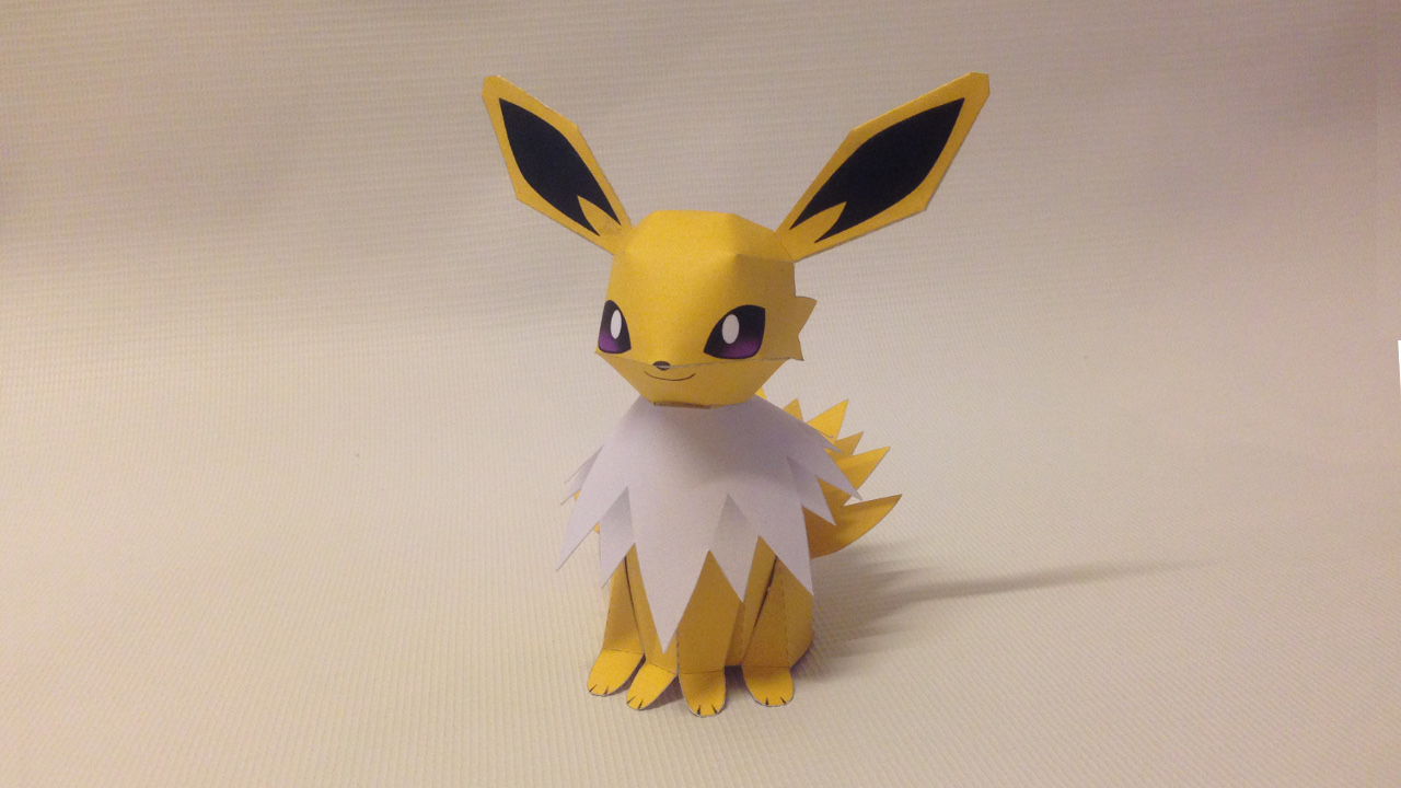 Yoshiny's Design How to Make Jolteon PaperCraft from Pokemon.