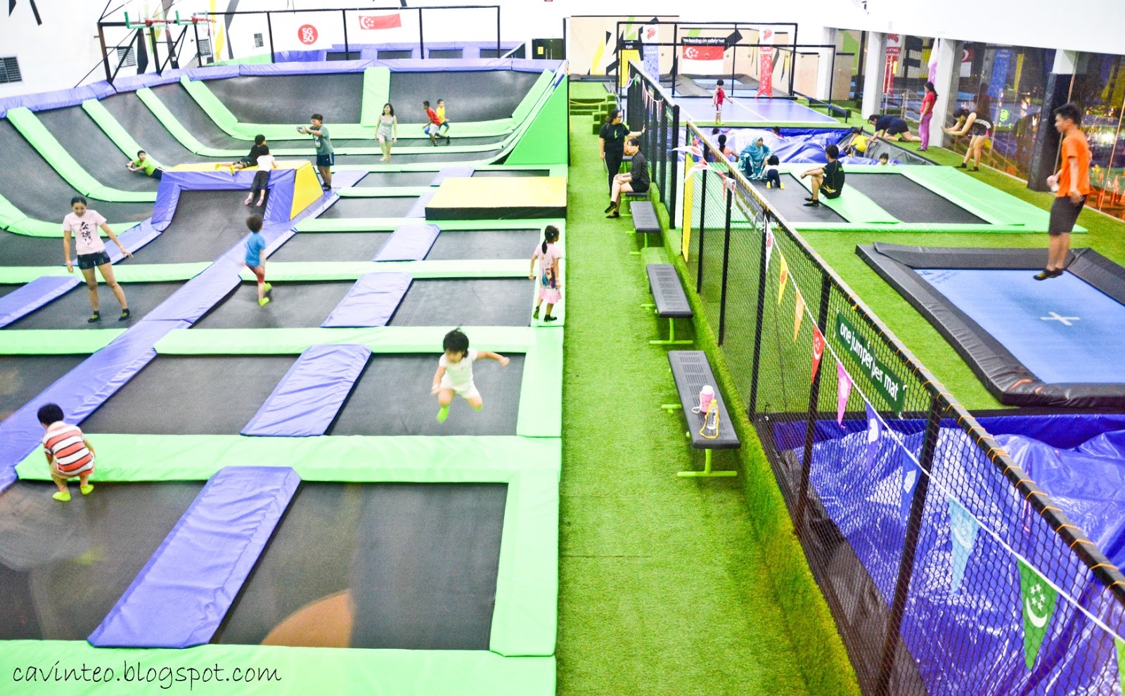 Entree Kibbles Katapult Trampoline Park Orto Leisure Park Yishun Near Khatib Mrt Station