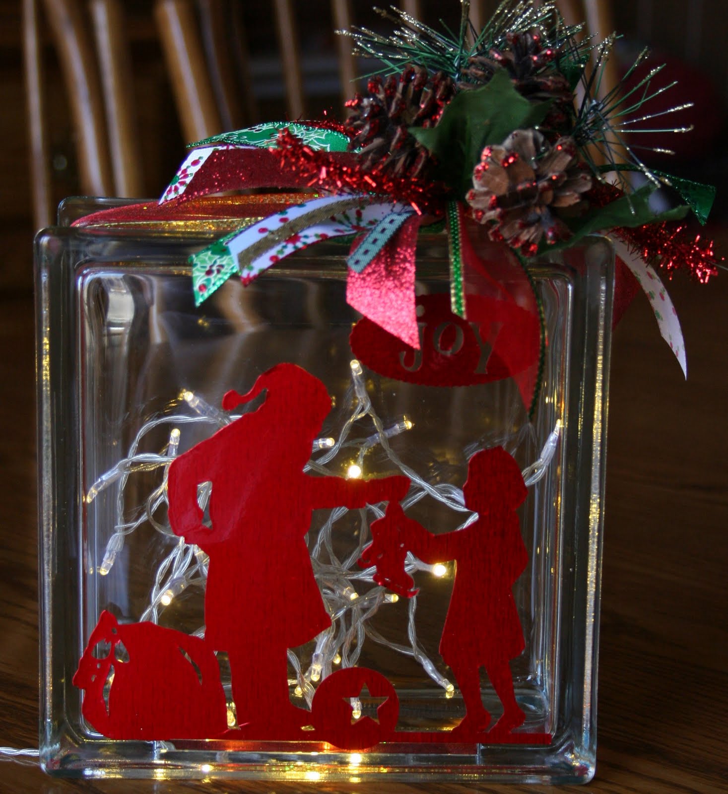 For The Joy of Creating Santa Silhouette Light Box/12 Days of Christmas