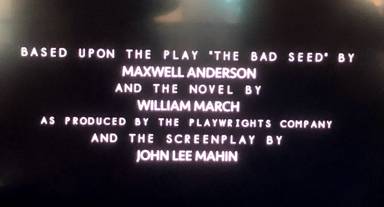 Alabama Yesterdays "The Bad Seed", Rob Lowe Edition