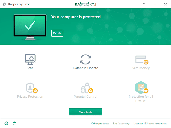Безплатната антивирусна програма на Kaspersky