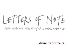 Google+: Letters of Note - There is no money in answering letters