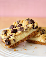 Chocolate Chip Cookie Dough Cheesecake Bars