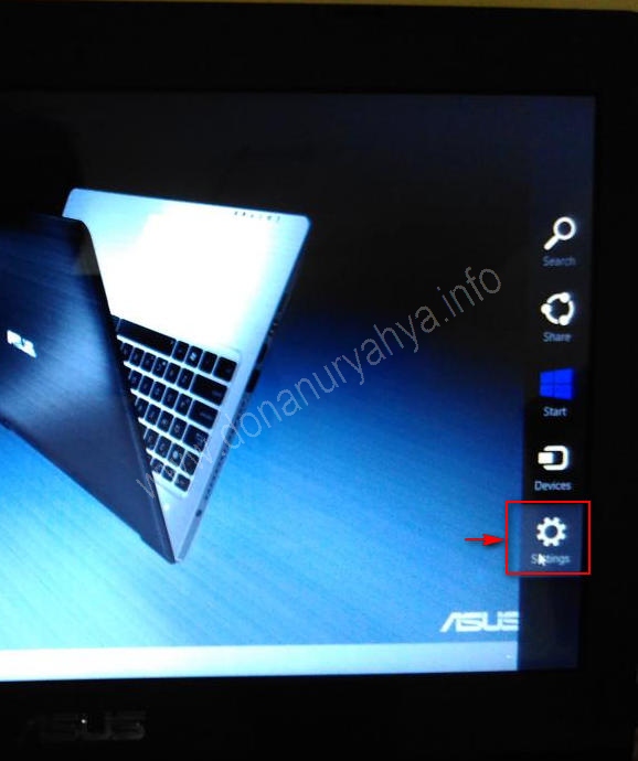 Cara masuk BIOS pada ASUS X453M bagi Pengguna Windows 8/8.1