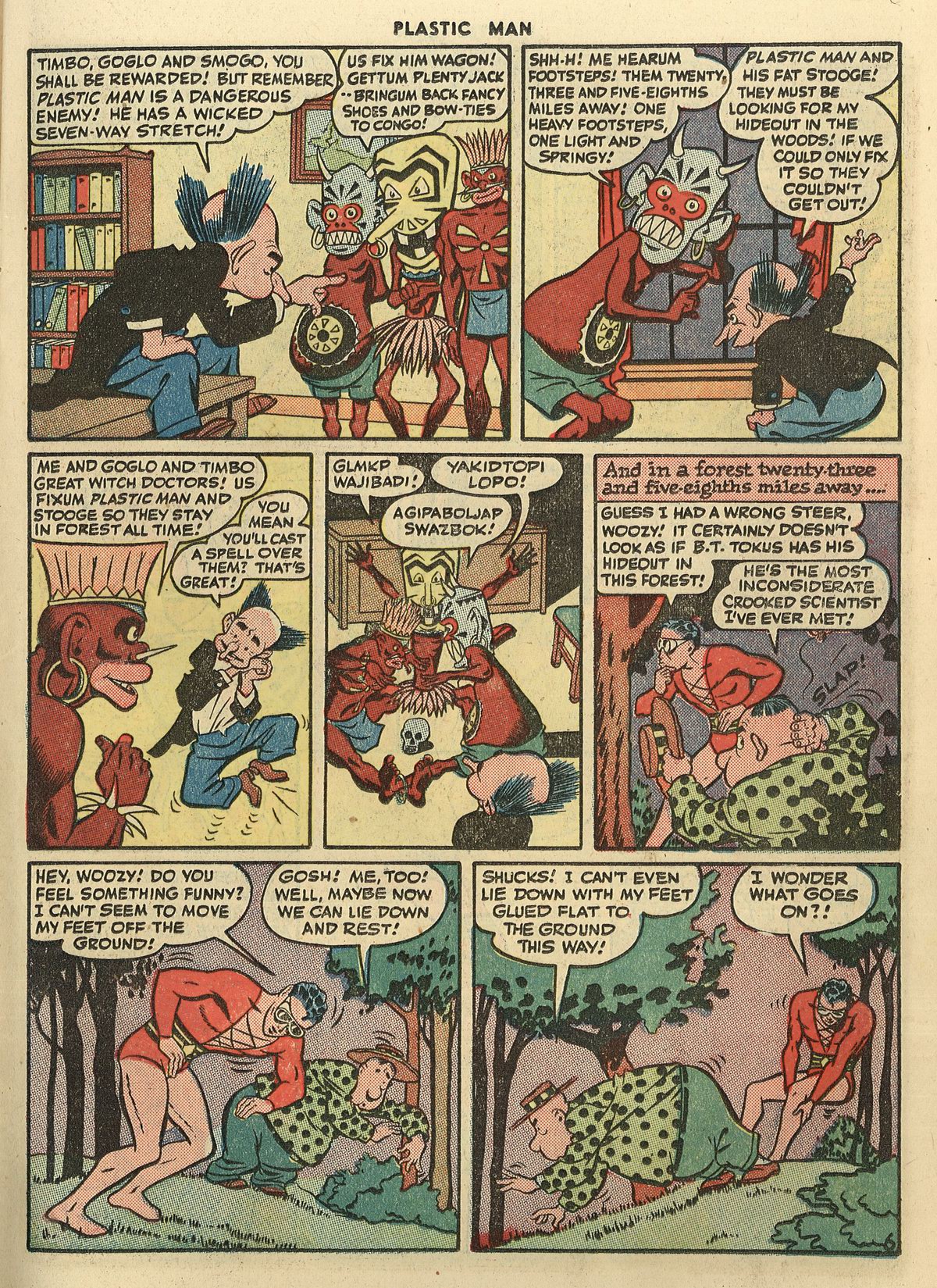 Read online Plastic Man (1943) comic -  Issue #3 - 21