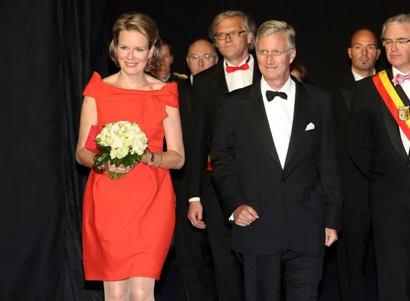 Crown Princess Mathilde and Crown Prince Philippe attend a Gala for the King Baudouin Foundation in Kortrijk