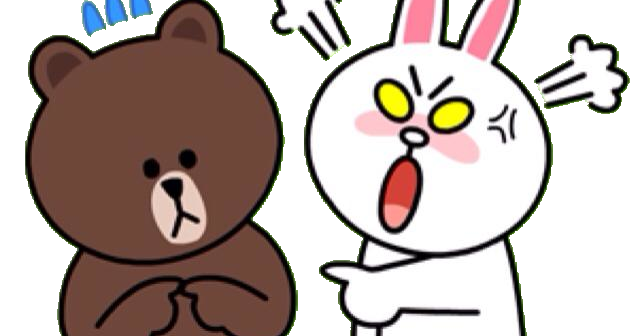 23 Kumpulan Gambar  Kata kata Stiker  Line Lucu Cony Brown