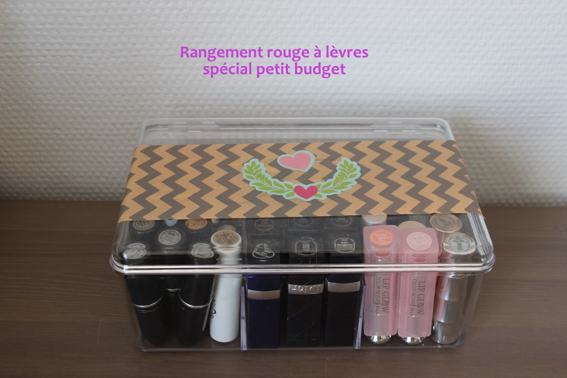Organisation Mon Rangement Rouge A Levres Petit Budget