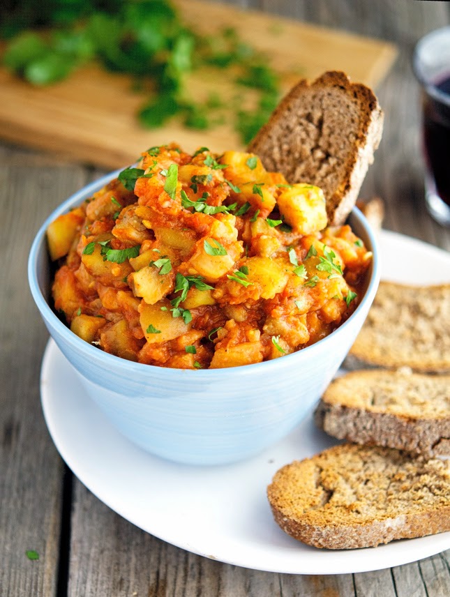 The Iron You Tomato and Eggplant Compote