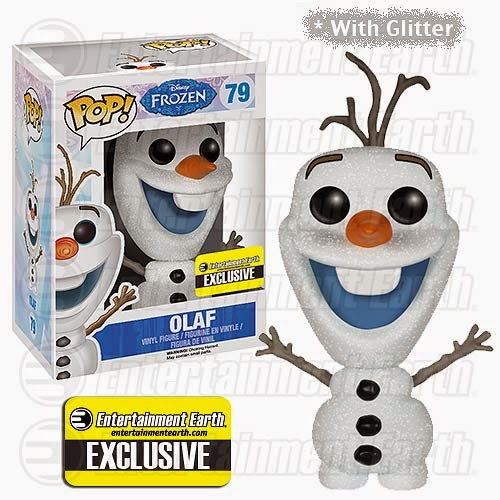 Entertainment Earth Exclusive Glitter Olaf the Snowman Frozen Pop! Vinyl Figure by Funko