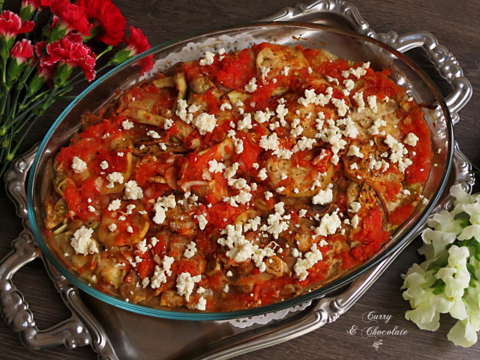 Briam griego o verduras asadas – Greek Briam (oven baked vegetables)
