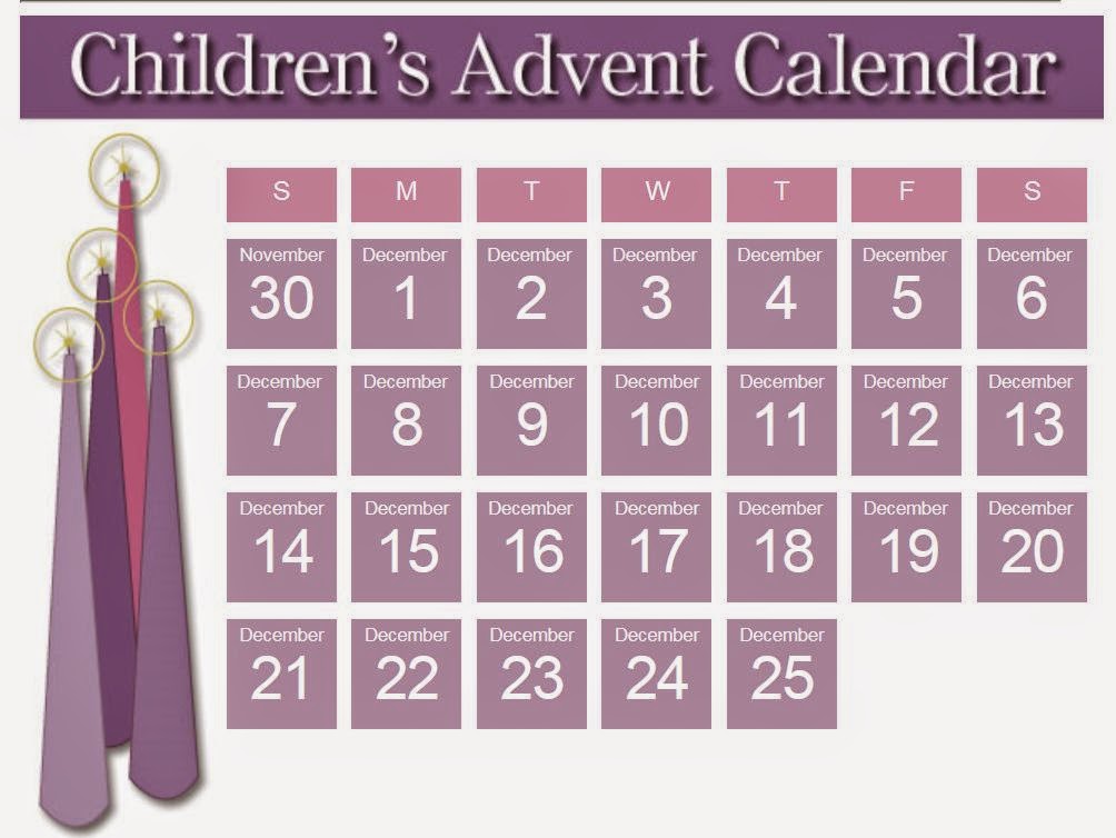 http://www.loyolapress.com/childrens-advent-calendar.htm