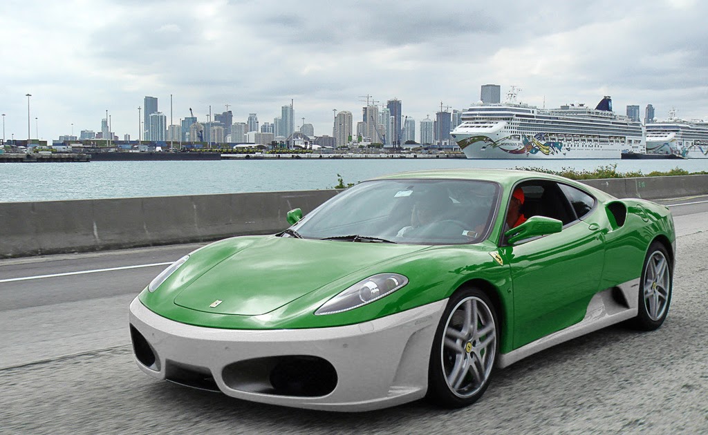 Green Ferrari Enzo Ferrari