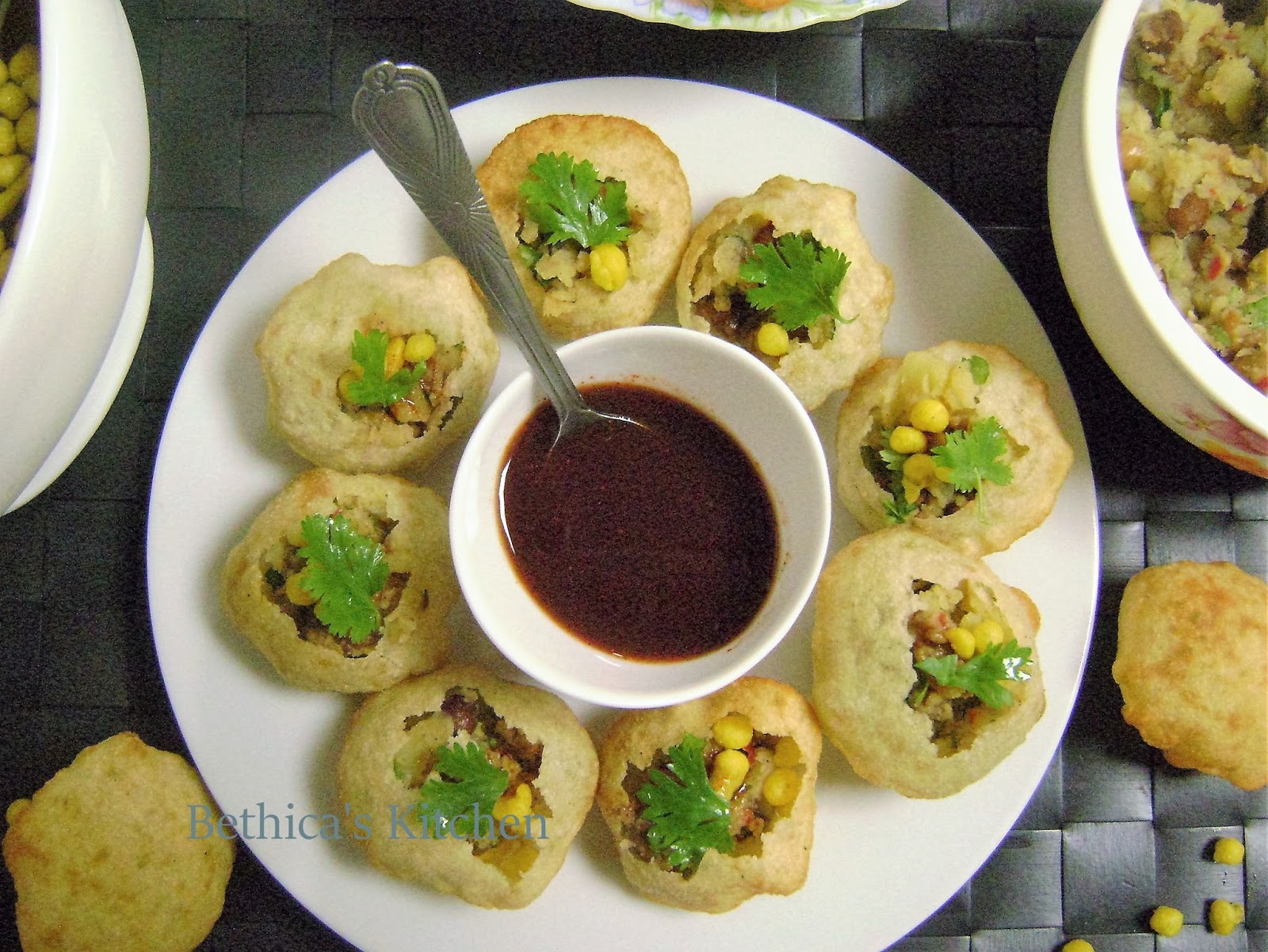 Bethica's Kitchen Flavours Pani Puri Indian Street Snack
