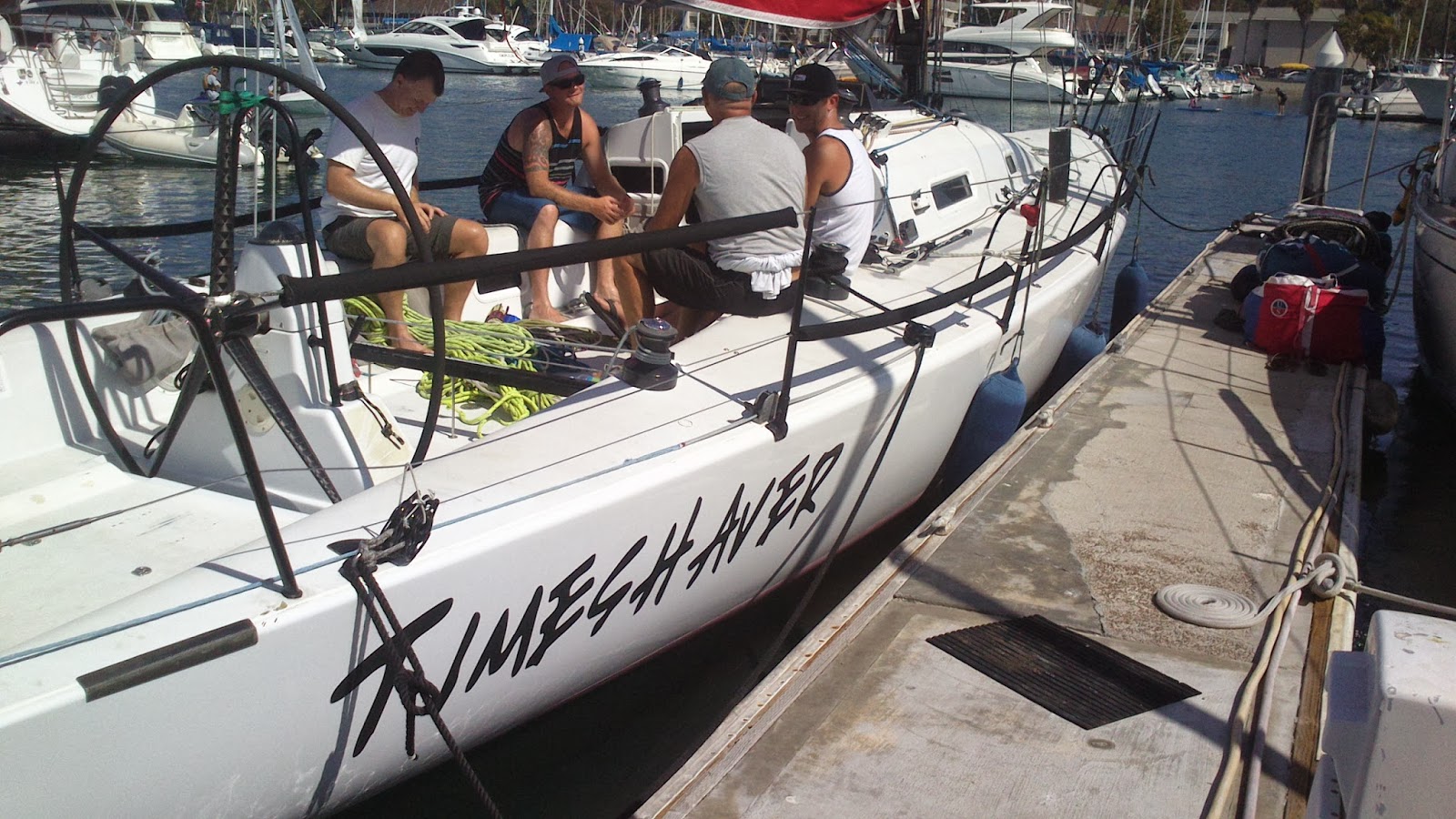 point of sail J125 in Dana Point