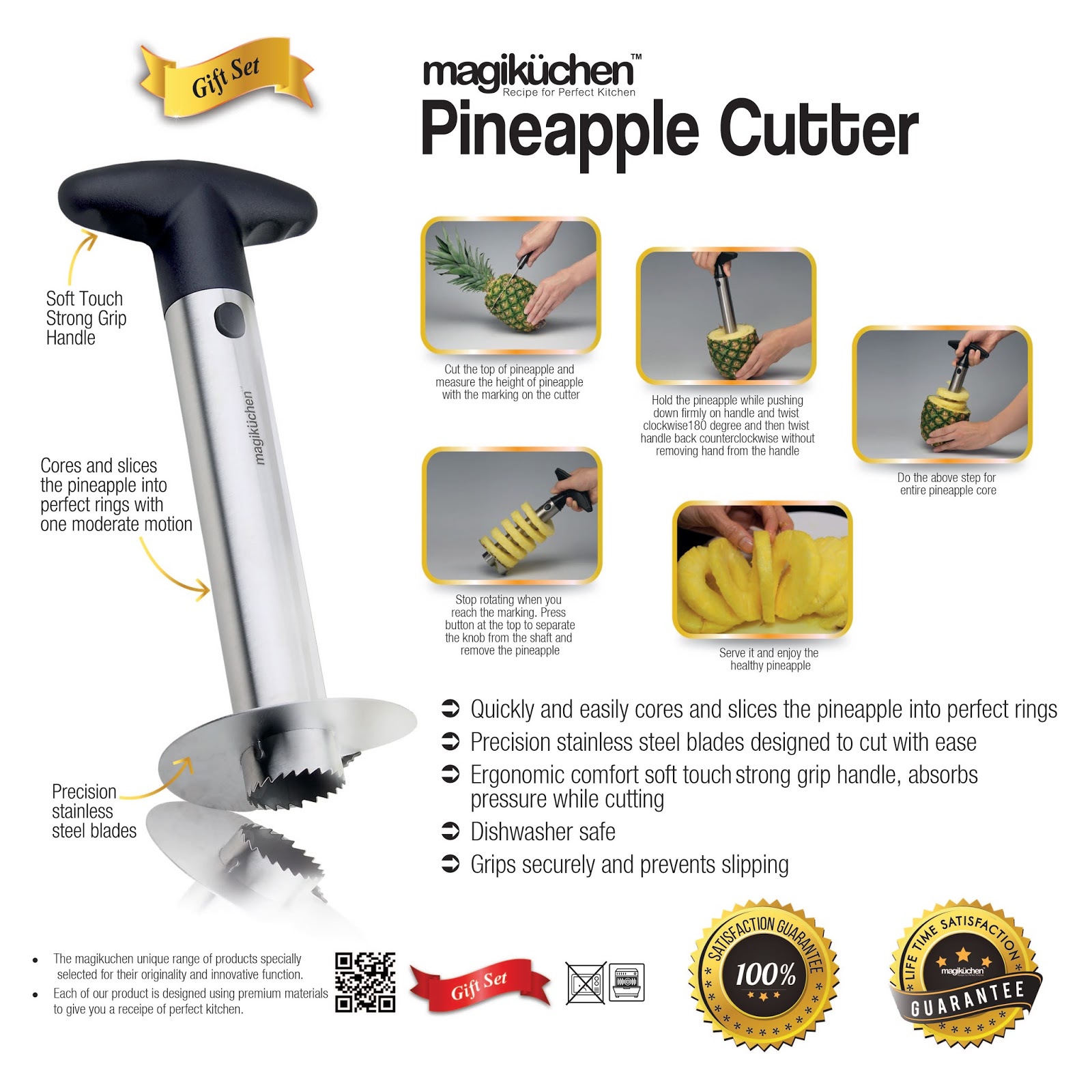 Gimme All The Pretty Things Review Premium Quality Pineapple Cutter by Magikuchen